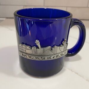 Las Vegas Cobalt Blue Mug with Pewter
